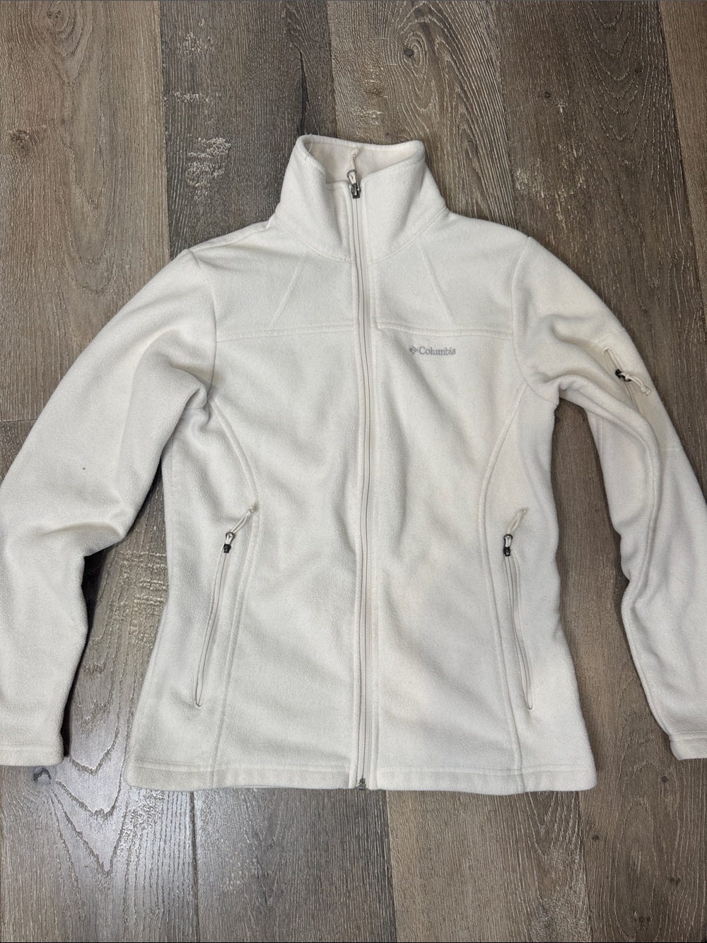 Columbia Women's Cream Full-Zip Fleece Jacket RG